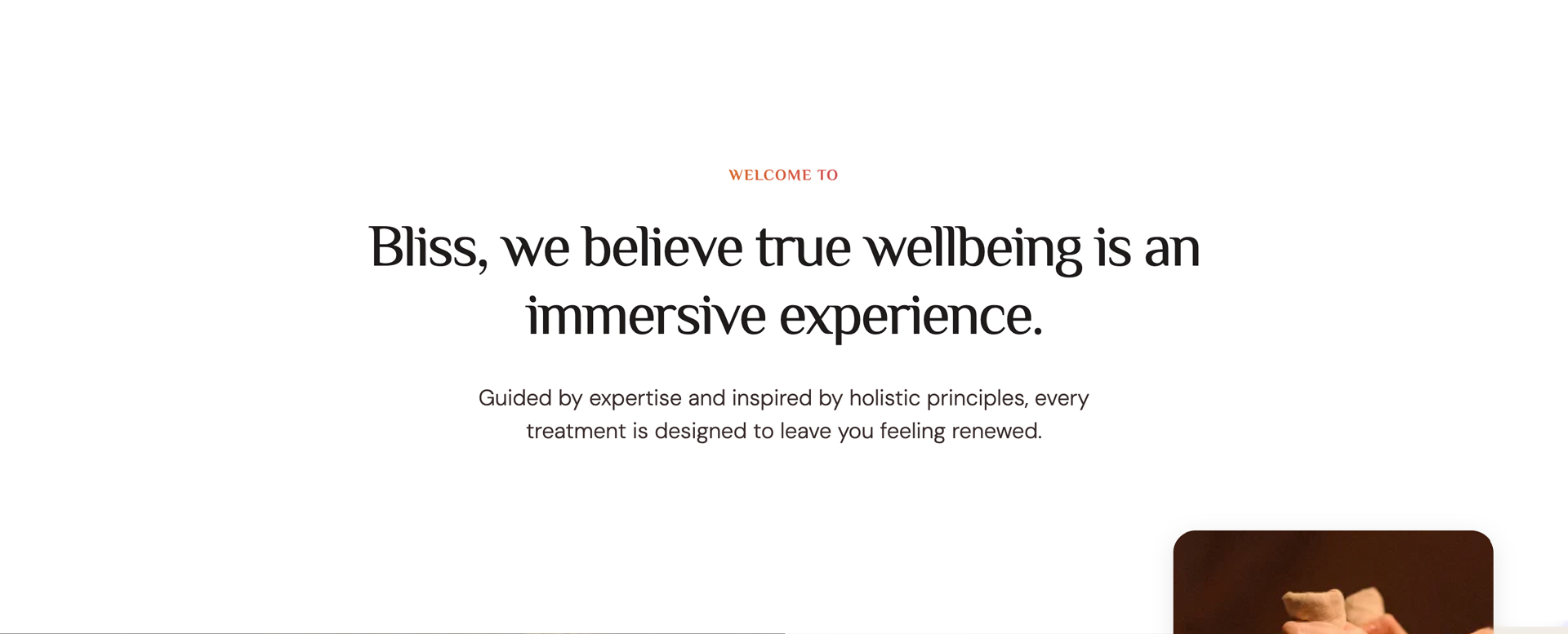 Luxury Spa Website Design | Brenham Studio