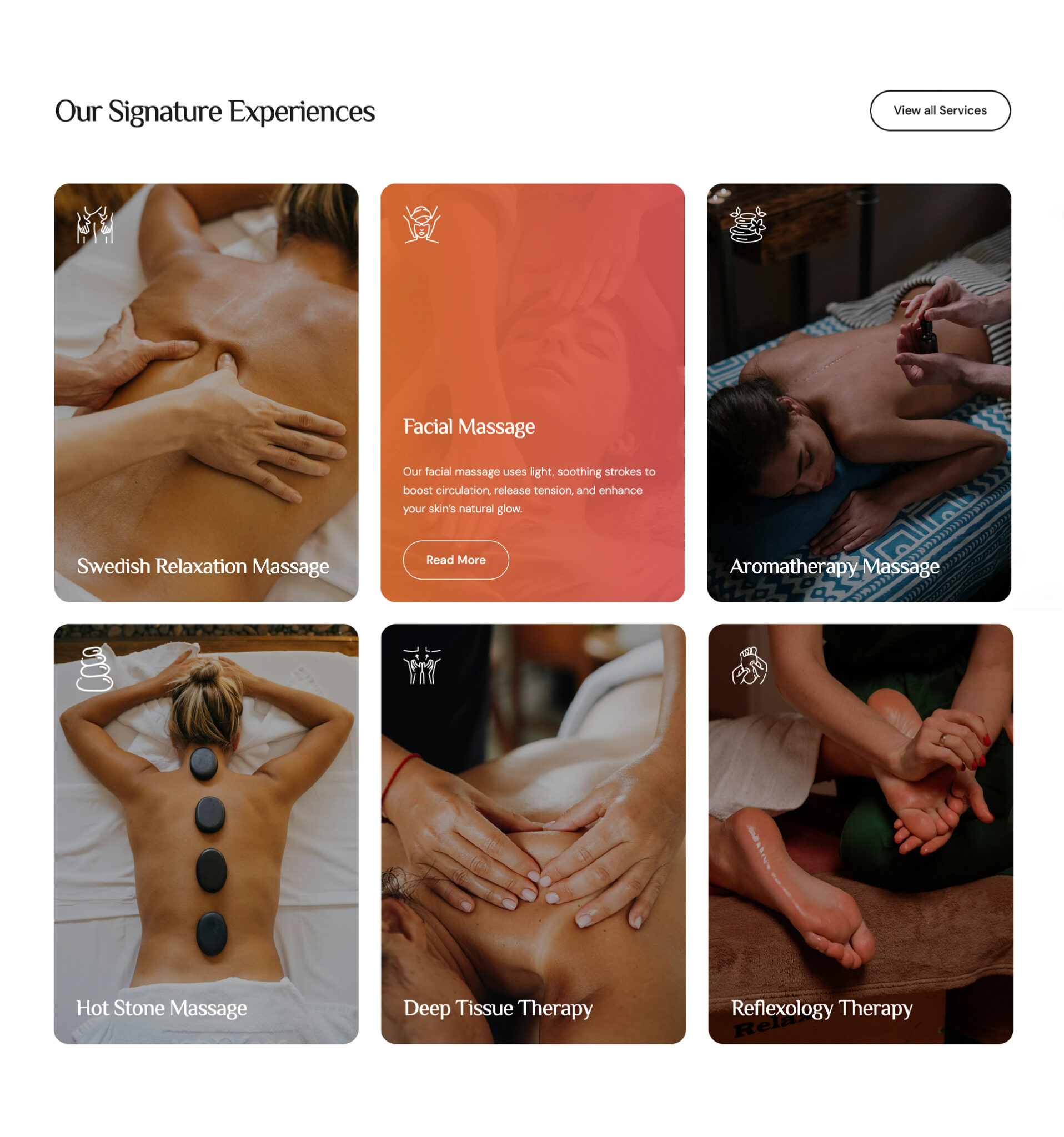 Luxury Spa Website Design | Brenham Studio