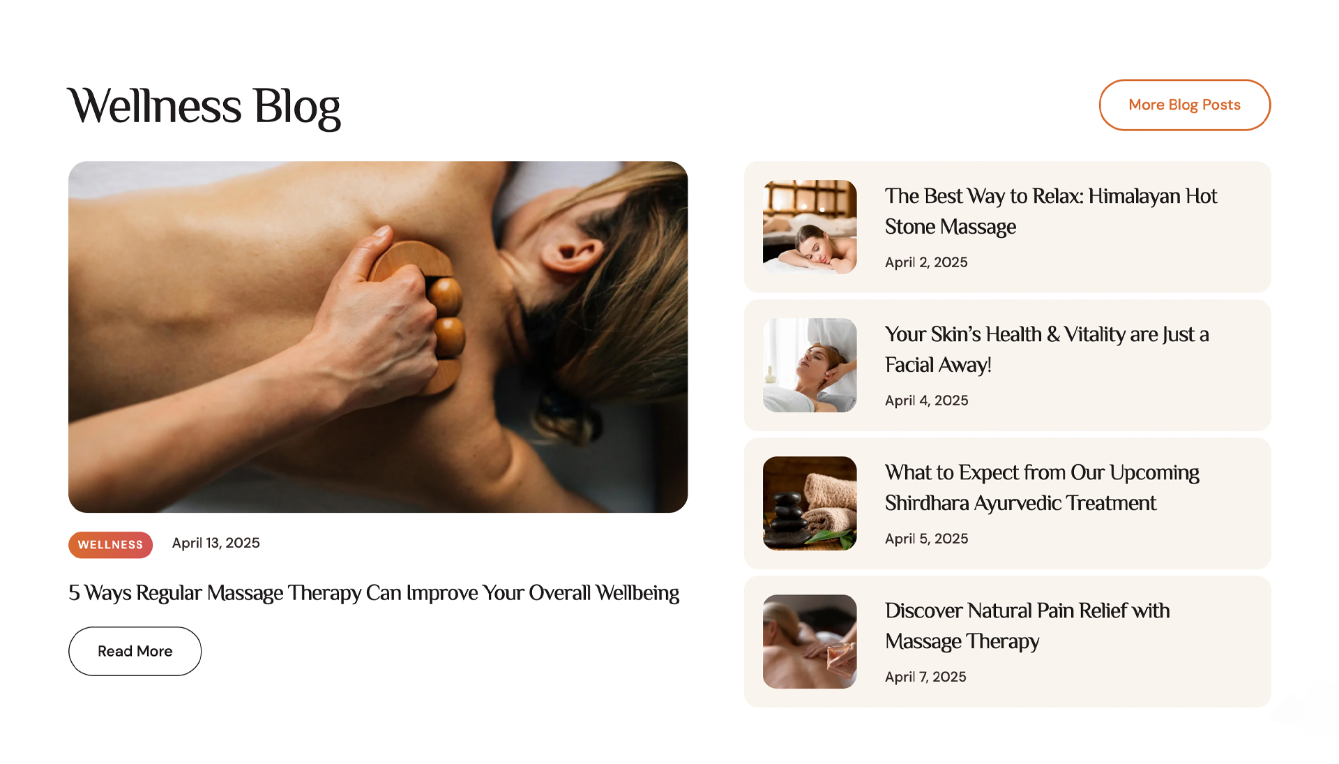 Luxury Spa Website Design | Brenham Studio