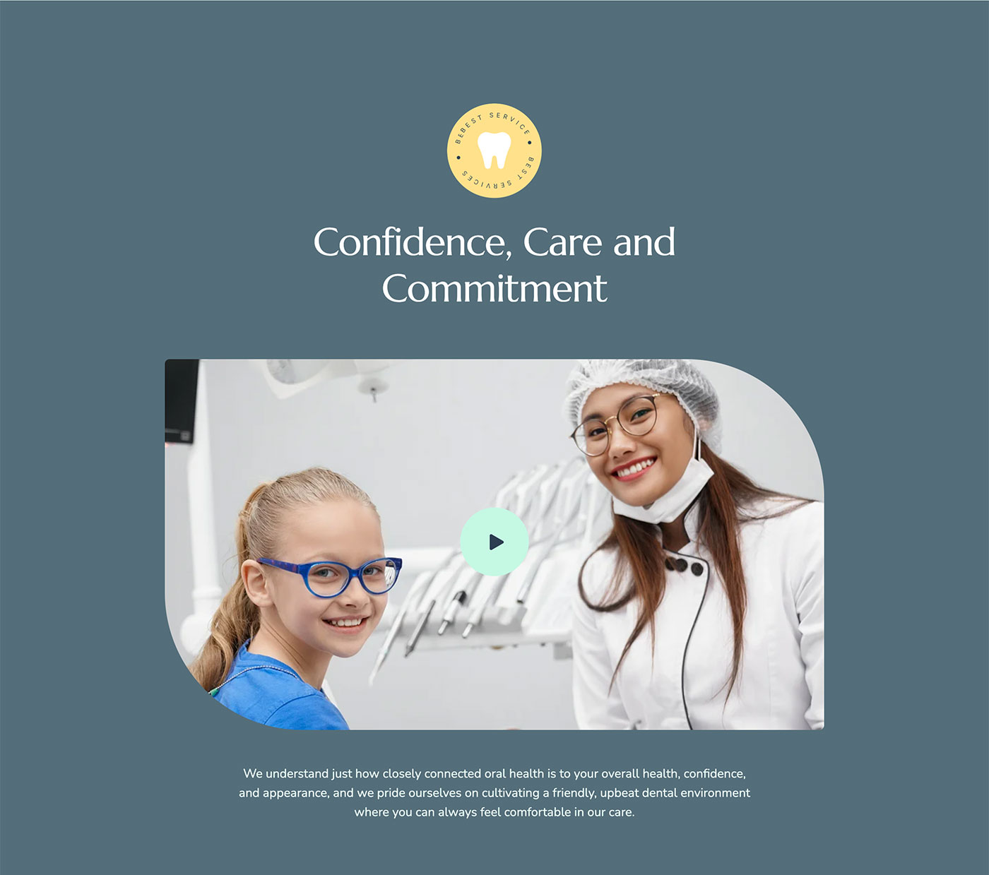 Dental clinic website design for My Smile | Brenham Studio